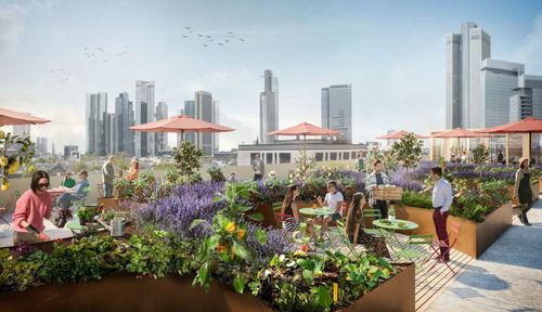 Alte Oberpostdirektion Frankfurt / Westend Gardens